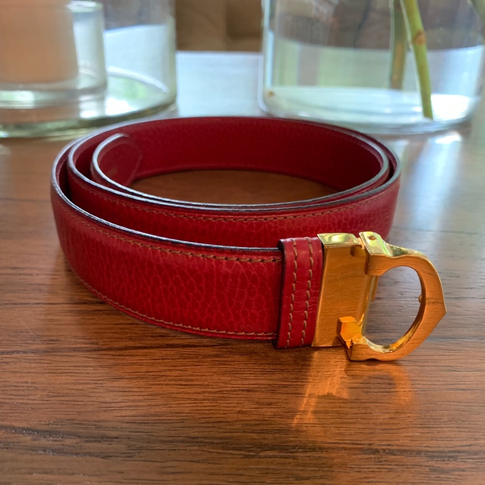Must De Cartier Paris Ladies Leather Belt